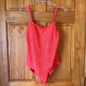 Catalina Coral Lace One Piece Swimsuit